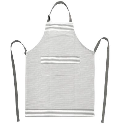 Delantal 100% algod�n  XL-Lines gris