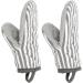 Set 2 manoplas cocina 100% algod�n XL-Lines gris