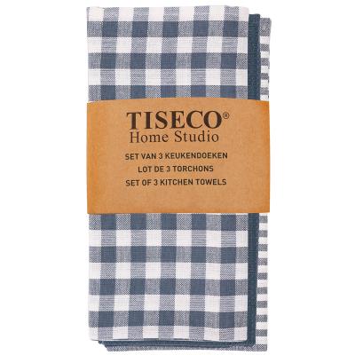 Set 3 pa�os de cocina 100% algod�n  XL-Lines azul