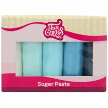 Set 5 fondants Funcakes 5x100 gr paleta azules