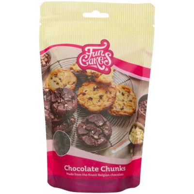 Pepitas de chocolate negro Funcakes 350 g