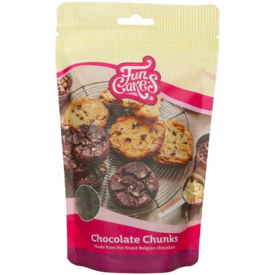Pepitas de chocolate negro Funcakes 350 g