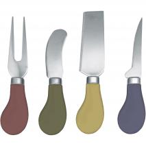 Set 4 ganivets formatge colors