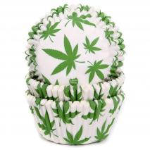 Papel cupcakes x50 Marihuana