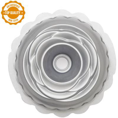 Molde antiadherente Rosa bundt 20 cm