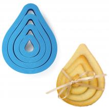 Set 4 talladors galetes Gota 1,5-12 cm