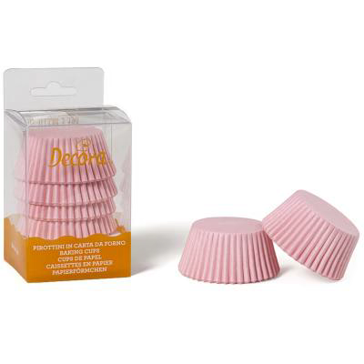 Papel cupcakes x75 Rosa