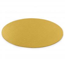 Base para pasteles redonda dorada 3 mm