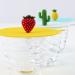 Tapa silicona para vaso y taza frutas surtida