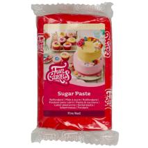 Fondant Funcakes 250 g rojo fuego