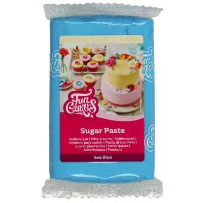 Fondant Funcakes 250 g azul marino