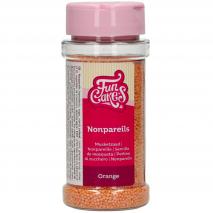 Sprinkles nonpareils Funcakes 80 g naranja
