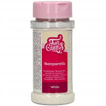 Sprinkles nonpareils Funcakes 80 g blanc