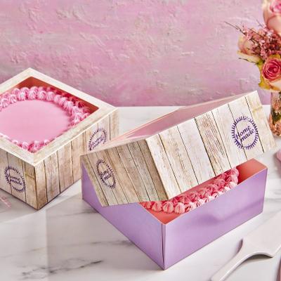 Set 2 cajas para pasteles Pure 26x26x12 cm