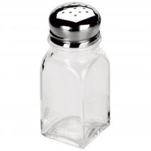 Salero - pimentero cristal cuadrado Cl�sico