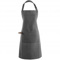 Delantal 100% algodn Myrna charcoal
