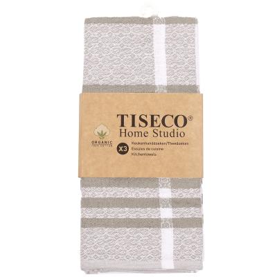 Set 3 pa�os de cocina 100% Org�nico beige