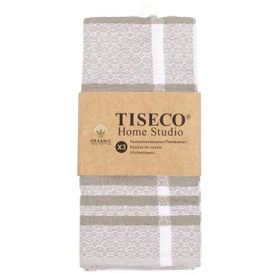 Set 3 pa�os de cocina 100% Org�nico beige