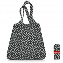 Bolsa compra plegable shopper Signature negro