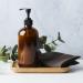 Botella con dosificador cristal �mbar