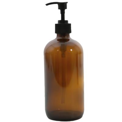 Botella con dosificador cristal �mbar