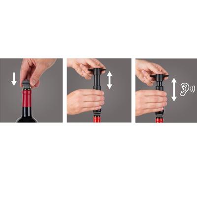 Bomba de vac�o vino con 2 tapones