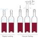 Bomba de vac�o vino con 2 tapones