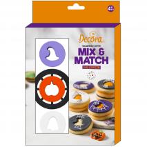 Set 4 cortadores galletas rellenas Halloween