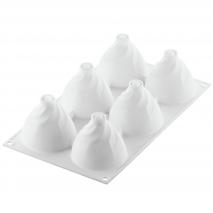 Motllo silicona 3D Chantilly 120ml x6