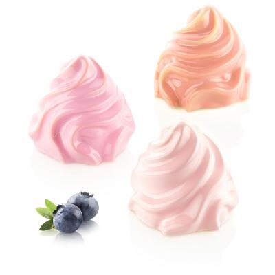 Molde silicona 3D Chantilly 120ml x6
