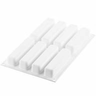 Molde silicona Stripe �clair x8 95 ml