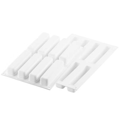 Molde silicona Stripe �clair x8 95 ml