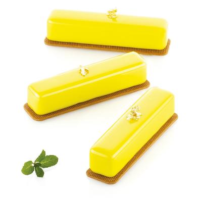 Molde silicona Stripe �clair x8 95 ml