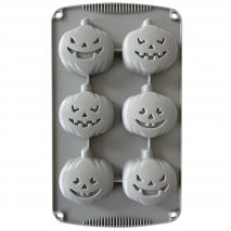 Molde silicona Calabazas Halloween 6 cav