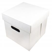 Caja para pasteles blanca 25x25x25 cm