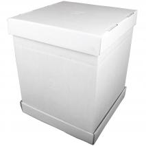 Caja para pasteles blanca 37x37x45 cm