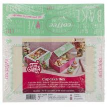 Set 3 Caja para cupcakes Quotes 24x16