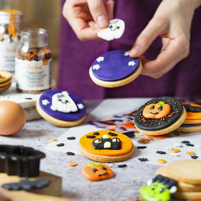 Set 4 cortadores galletas rellenas Halloween
