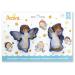 Set 2 cortadores galletas pl�stico �ngeles