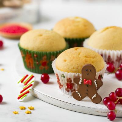 Papel cupcakes x36 Gingerbread Family