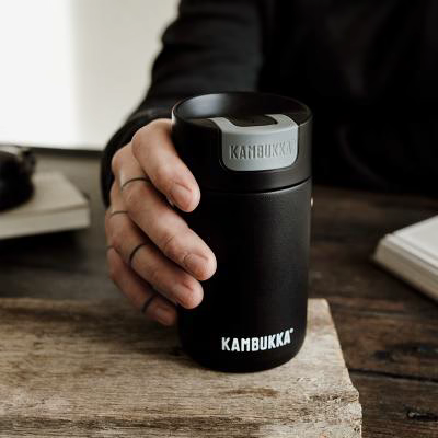 Termo acero Olympus Kambukka 300 ml jet black