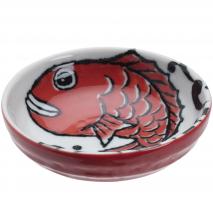 Bol mini peix 9,5 cm vermell