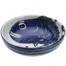 Cuenco mini pez 9,5 cm azul