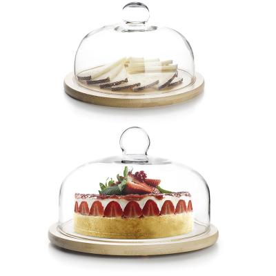 Quesera bamb� y campana cristal