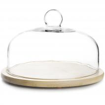 Quesera bamb� y campana cristal