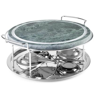 Grill piedra redonda 30 cm 3 quemadores