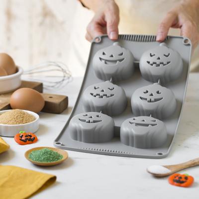 Molde silicona Calabazas Halloween 6 cav