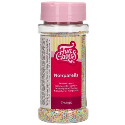 Sprinkles nonpareils Funcakes Pastel 80 g