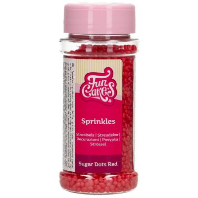 Sprinkles Bolitas de azúcar rojas 80 g