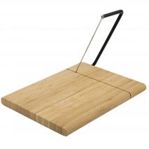 Tabla bambú queso con cortador guillotina